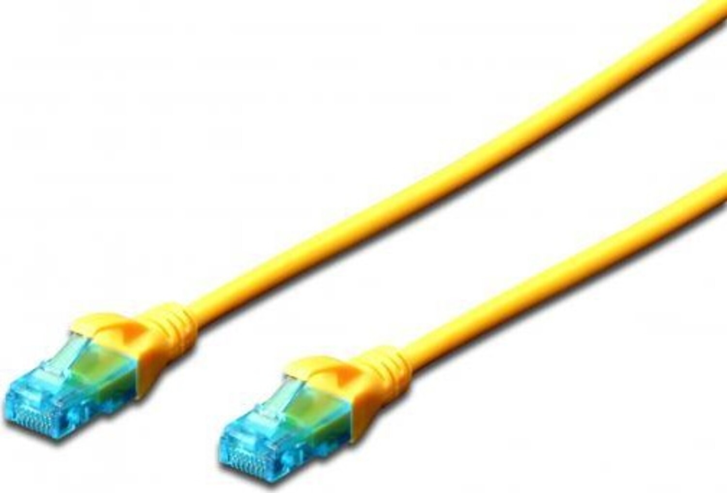 Кабель патч-корд 2E CAT 5e UTP 0.20 м 26AWG RJ45 Yellow (2E-PC5ECU-0.20LSZH-YLW) - Фото 1