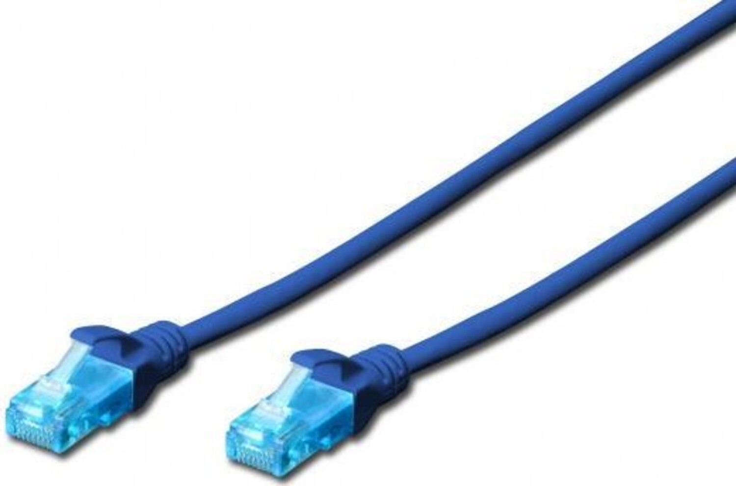 Кабель патч-корд 2E CAT 5e UTP 0.50 м 26AWG RJ45 Blue (2E-PC5ECU-0.50LSZH-BLU) - Фото 1