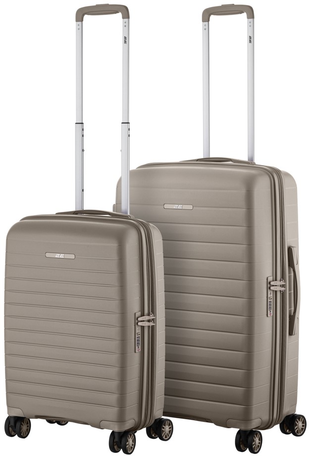 Купить Чемодан 2E Aero 2 шт. (M+S) Grey-Brown - Фото 1 Чемодан 2E Aero 2 шт. (M+S) Grey-Brown - Фото 1