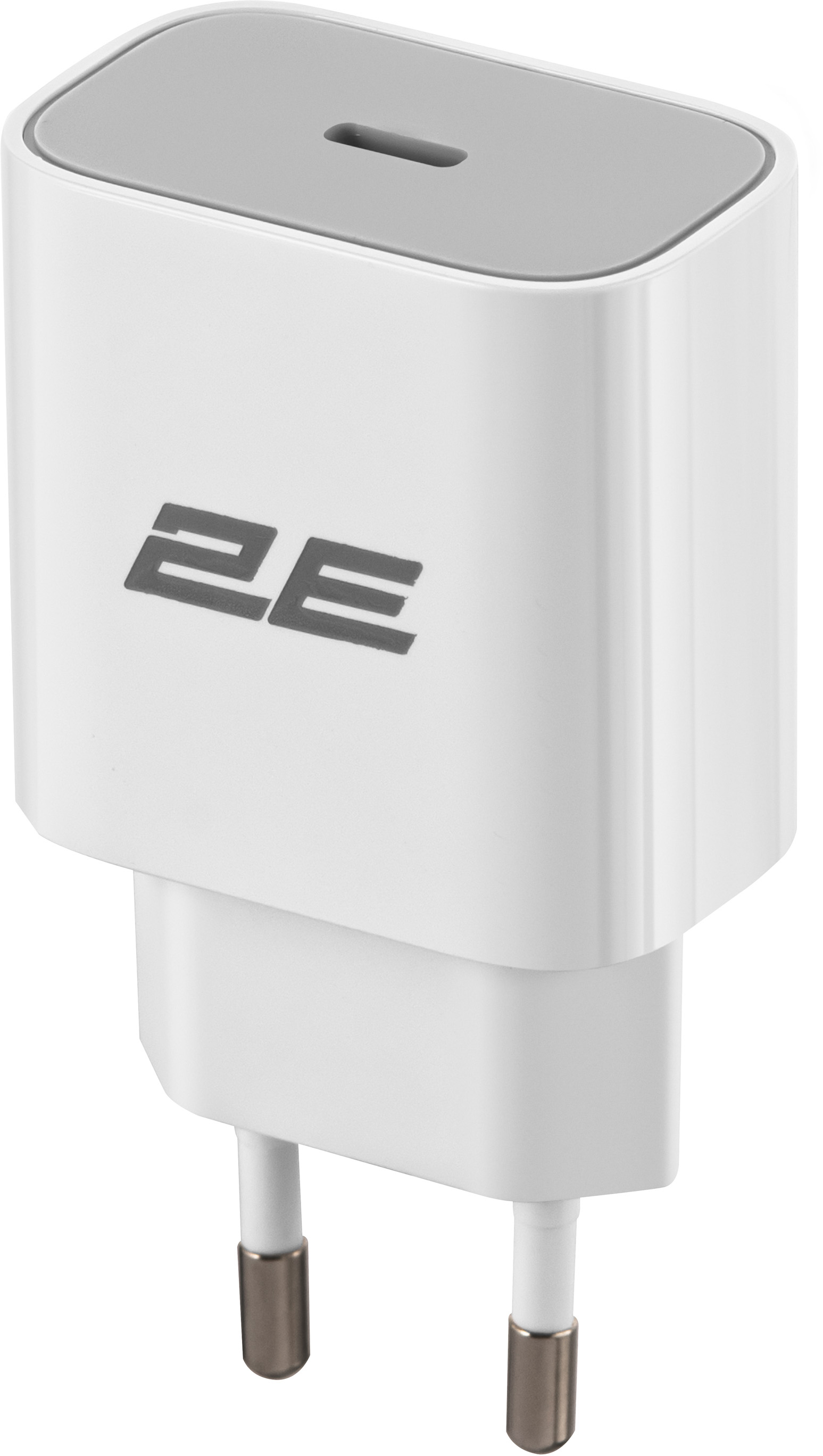 Сетевое зарядное устройство 2E 25W USB-C PD White (2E-WC1USBC25W-W) - Фото 1