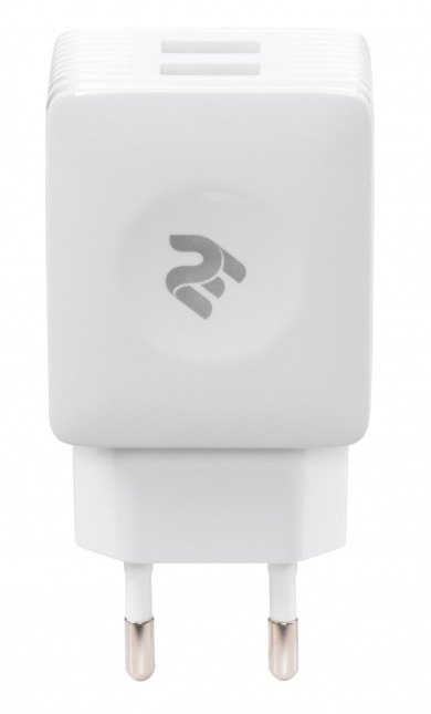 Сетевое зарядное устройство 2E Dual USB Wall Charger 4.2A White (2E-WC4USB-W) - Фото 1