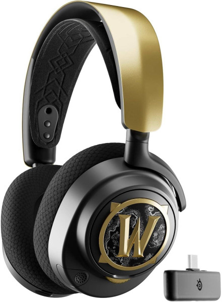 Гарнитура беспроводная игровая SteelSeries Arctis Nova 7 World of Warcraft Edition (61558) - Фото 1
