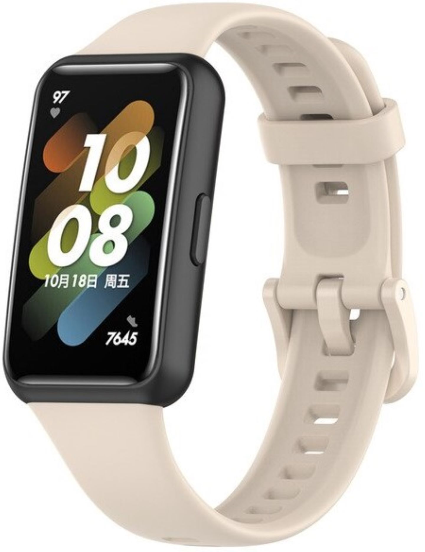 Ремешок для фитнес-браслета BeCover for Huawei Band 7/Honor Band 7 Beige (709457) - Фото 1