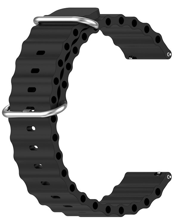 Купити Ремінець для смарт-годинника BeCover Wave Style (22mm) for Xiaomi Watch 2 Pro/S4/S3/S1 Pro/S1/S1 Active Black (714214) - Фото 1 Ремінець для смарт-годинника BeCover Wave Style (22mm) for Xiaomi Watch 2 Pro/S4/S3/S1 Pro/S1/S1 Active Black (714214) - Фото 1