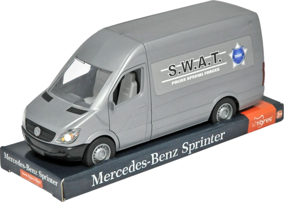 Колекційна спецтехніка Tigres Mercedes-Benz Sprinter вантажний Сірий (39703) - Фото 1
