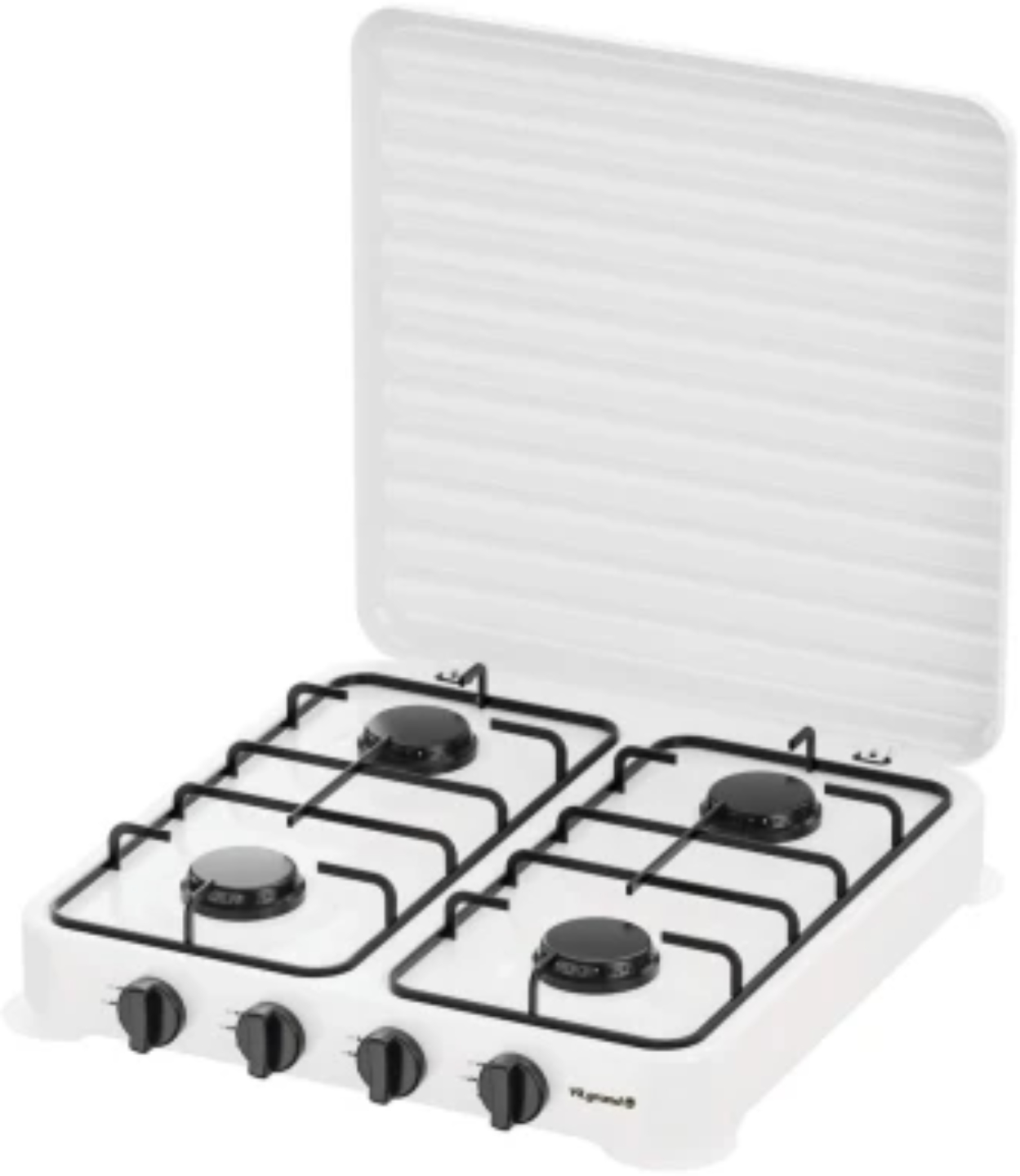 Купити Плита газова настільна ViLgrand VGP-4042 White - Фото 1 Плита газова настільна ViLgrand VGP-4042 White - Фото 1