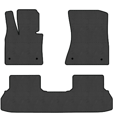 EVA коврики в салон авто EVAtech для X6 (E71) BMW 2008-2013 1 поколение SUV EU (BM332Z3BW4SBB) - Фото 1