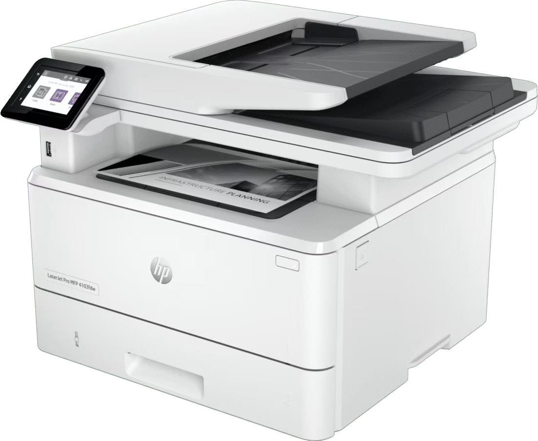 МФУ ч/б печати HP LaserJet Pro 4103fdw с Wi-Fi (2Z629A) - Фото 1