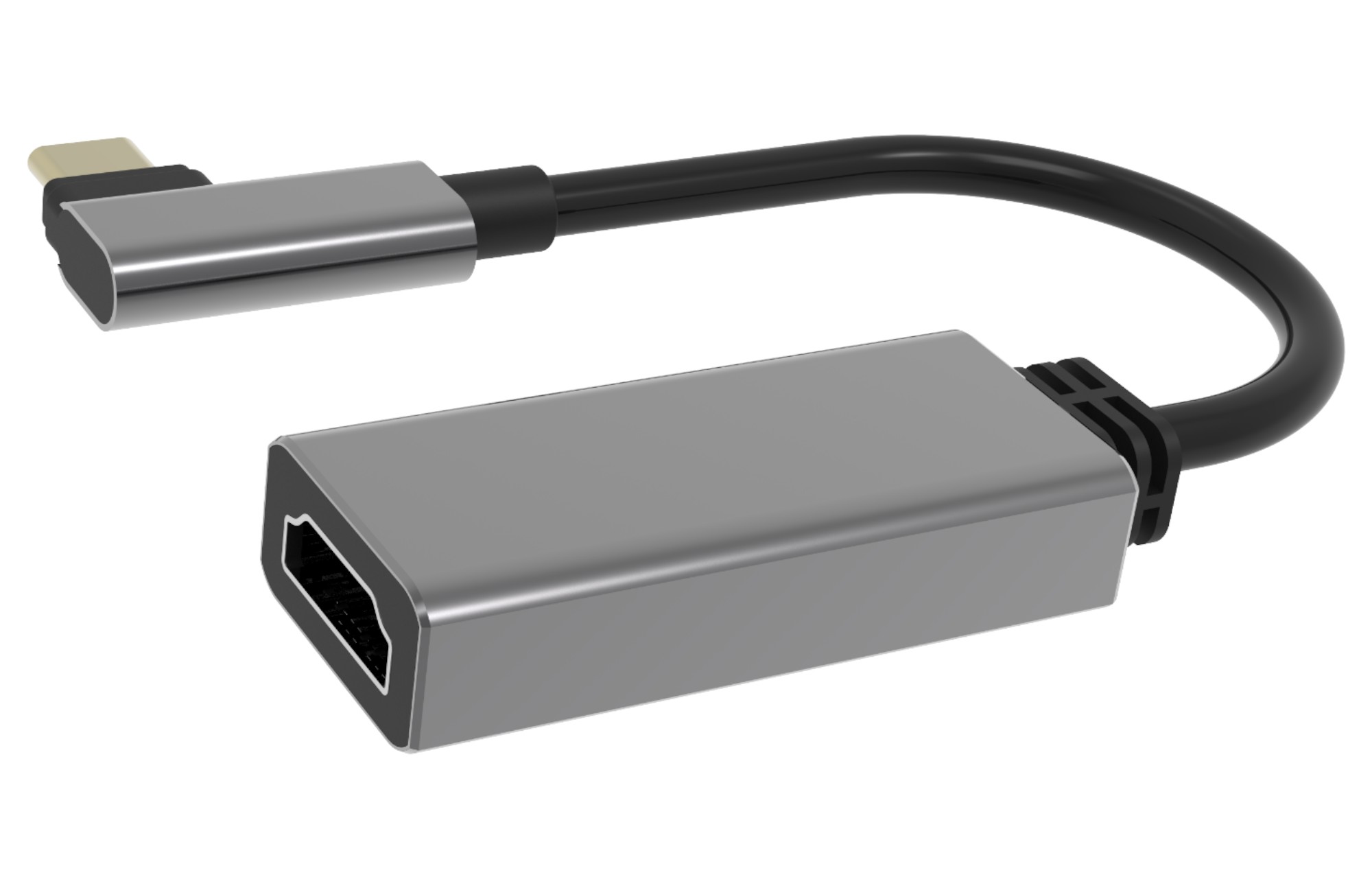 Переходник Ailink Aluminium Connector USB-C - HDMI 4K 60 Hz с поворотом (AI-H3) - Фото 1