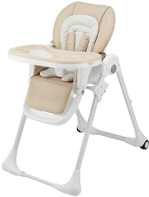 Стульчик для кормления классический Kinderkraft Tummie Beige (KHTUMM00BEG0000) - Фото 1