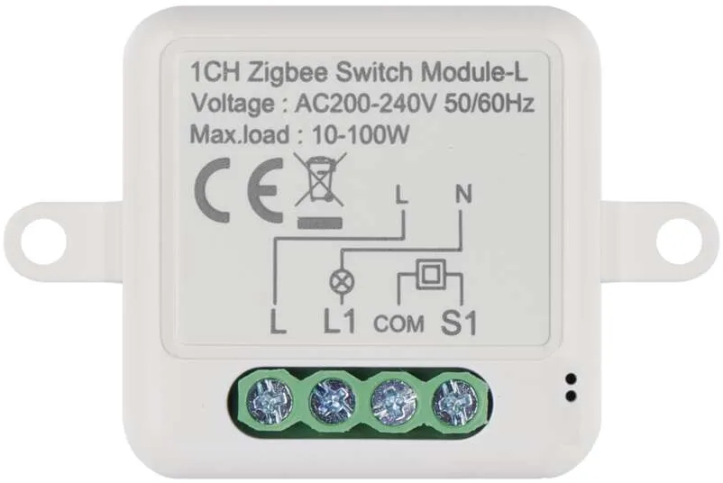 Релейний вимикач EMOS H5103 ZigBee 3.0 1-канальний (не потребує N-проводу) - Фото 1