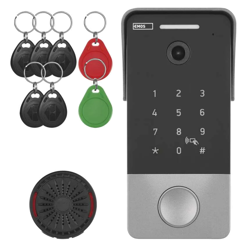 Беспроводной дверной звонок EMOS видеозвонок H4034 IP-21PoE с Wi-Fi - Фото 1