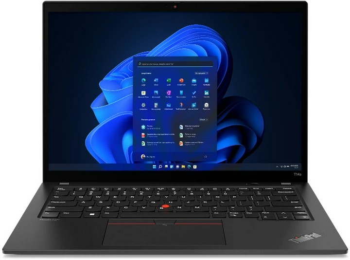 Ноутбук Lenovo ThinkPad T14s G3 T (21BR00DQRA) Villy Black - Фото 1