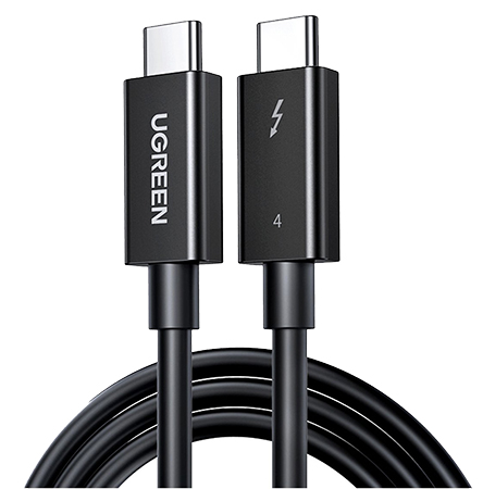 Кабель синхронизации данных UGREEN US501 USB 4.0 Type-C M-M, 0,8m (30389) - Фото 1