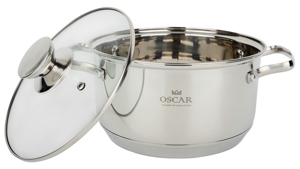 Кастрюля OSCAR Grand 20 см 3.15 л (OSR-2001-20) - Фото 1