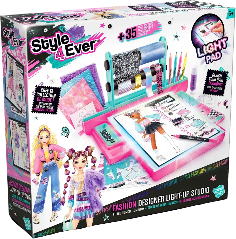Набір для паперової творчості Canal Toys Style 4 Ever Фабрика дизайну з панелю з підсвіткою (OFG303) - Фото 1