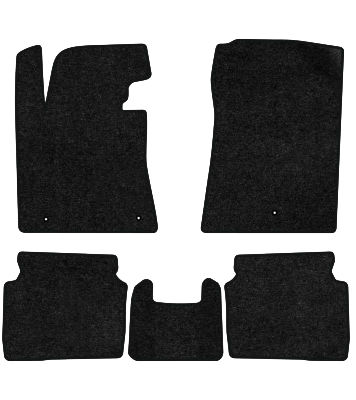 Коврики ворсовые в салон авто EVAtech Standard для Hyundai Elantra GT (MD) (Floor Gas Pedal) 2010-2015 5 поколение Htb USA черный кант HY42304C5LA3VEB - Фото 1