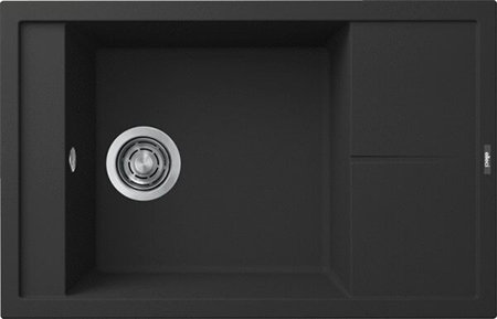Мийка кухонна Elleci UNICO 305 black K86 - Фото 1