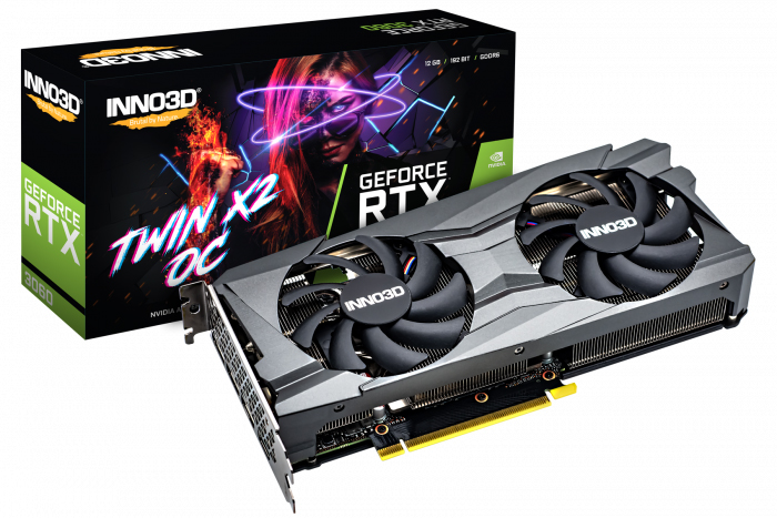 Відеокарта Inno3D NVIDIA RTX 3060 LHR (N30602-12D6X-11902120H) - Фото 1