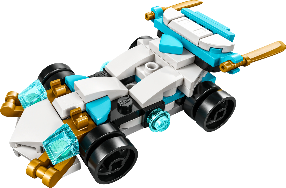 Конструктор LEGO NINJAGO Суперсильні транспортні засоби дракона Зейна 2 в 1, 55 деталей (30674) - Фото 1