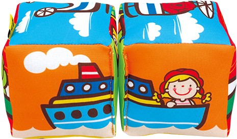 Кубики м'які K’S Kids Транспорт (KA10756-GB) - Фото 1