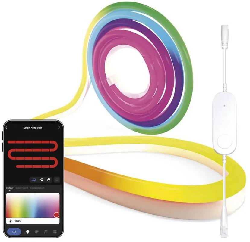 Светодиодная лента EMOS ZPW313I NEO белая,3м,24Вт,RGBICWiFi - Фото 1