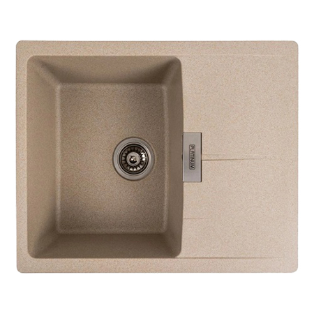 Мойка кухонная Platinum 6250 ZIRKONE матовый Сафари - Фото 1