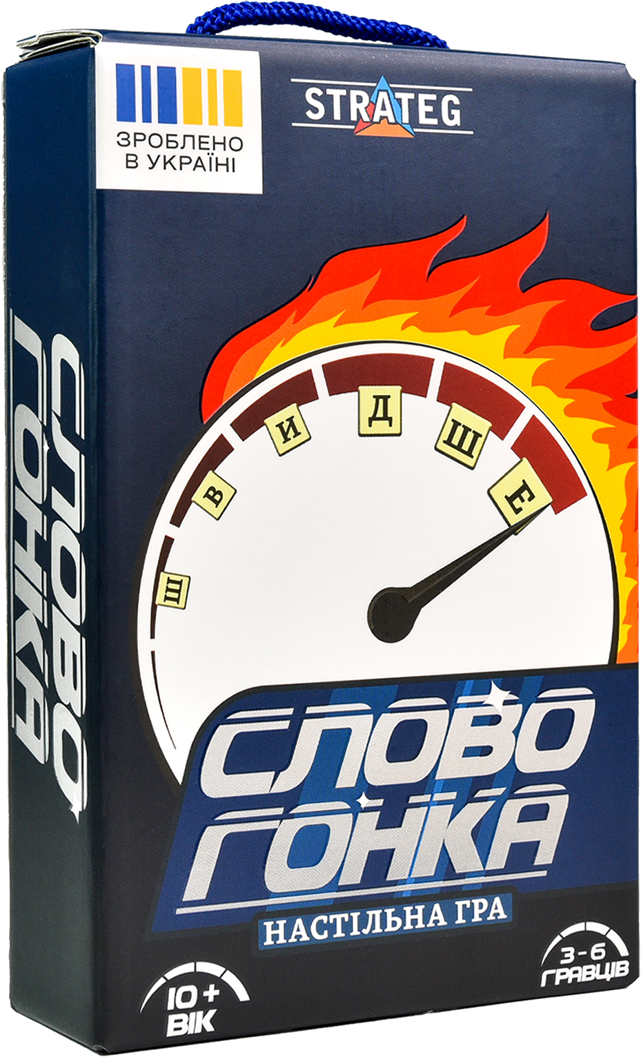 Настольная игра (8+) Strateg Словогонка на украинском языке (30824) - Фото 1