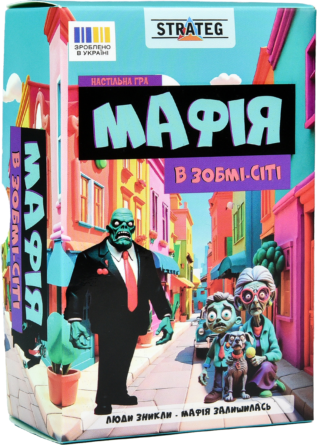 Настольная игра (12+) Strateg Мафия в Зомби-сити укр (30829) - Фото 1