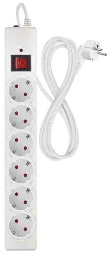 Купить Сетевой фильтр EMOS P54215, 6 розетки, 1,5м. 10A 2300Вт белый - Фото 1 Сетевой фильтр EMOS P54215, 6 розетки, 1,5м. 10A 2300Вт белый - Фото 1