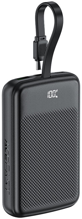 Батарея мобільна AceFast M13 PD22.5W 10000mAh Black (6974316283959) - Фото 1