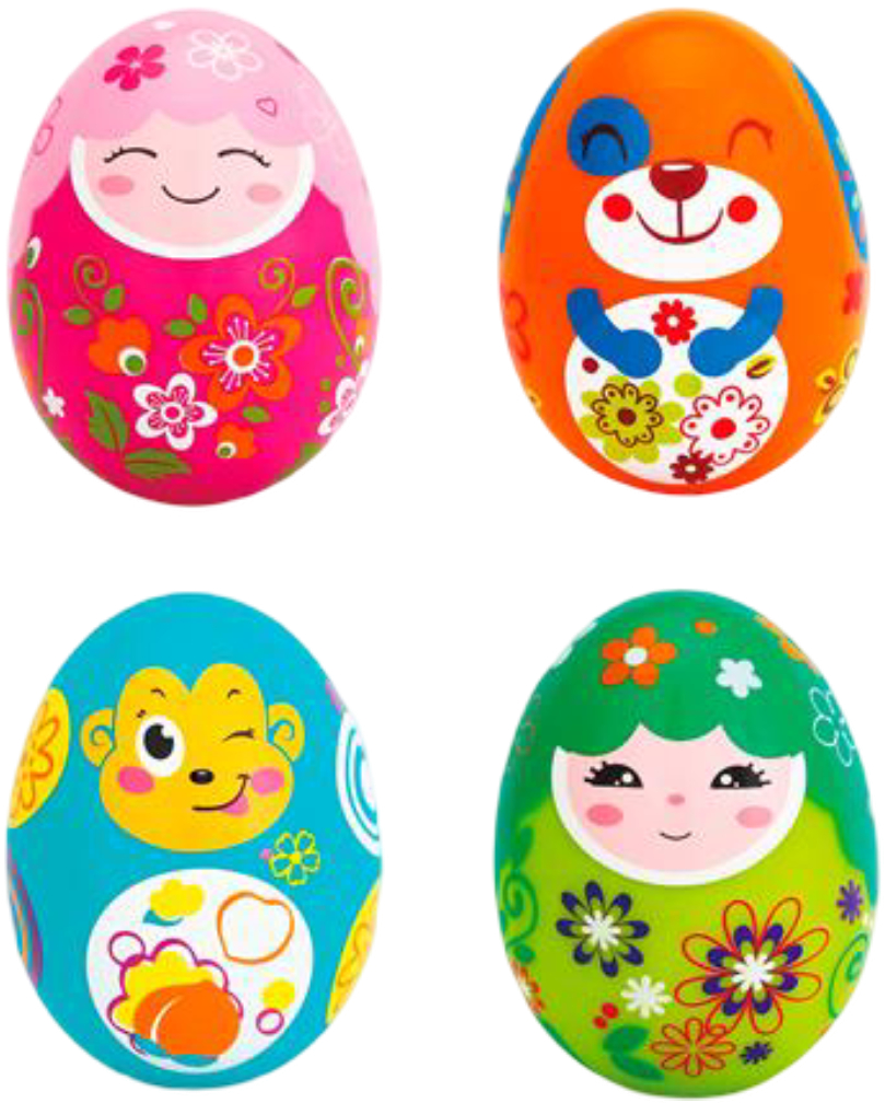 Брязкальце Hola Toys Яйця в асортименті (3102C) - Фото 1
