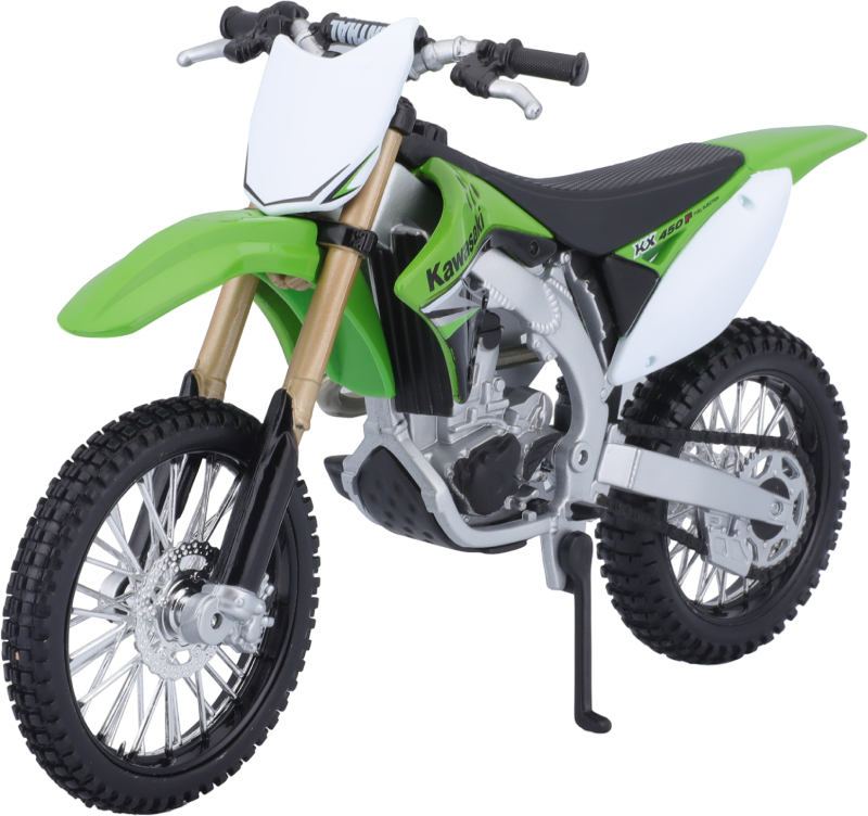 Коллекционный легковой транспорт Maisto Мотоцикл Kawasaki KX 450F, 1:12 (31101-08141) - Фото 1