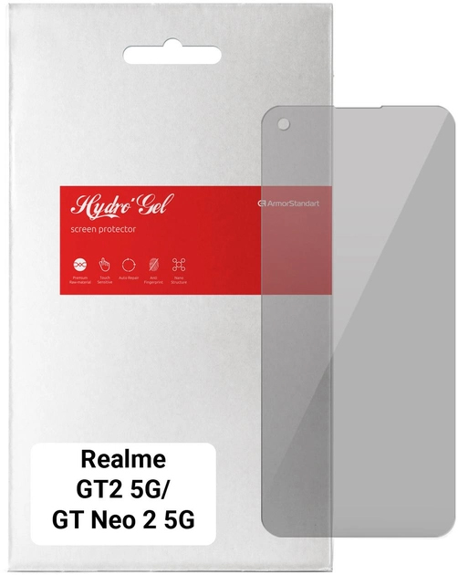 Защитная пленка для смартфона Armorstandart Anti-spy for Realme GT Neo 2 5G / GT2 5G / GT Neo 3T 5G (ARM61239) - Фото 1