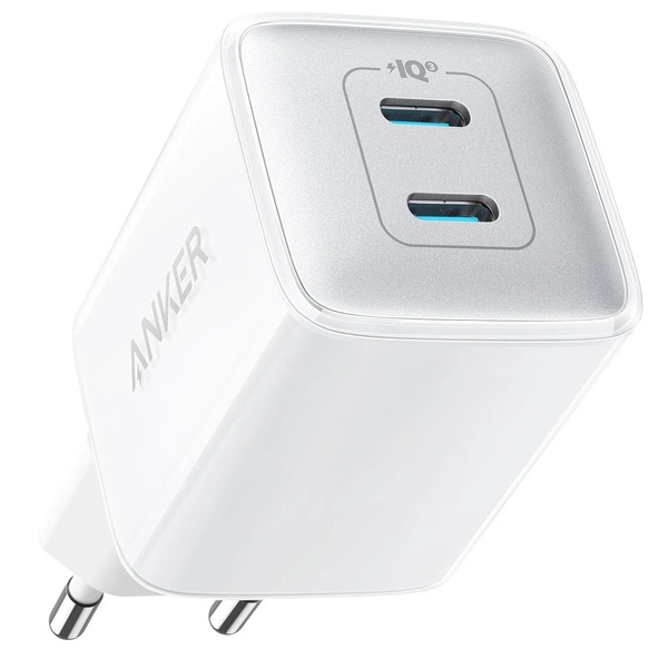 Сетевое зарядное устройство Anker PowerPort 521 Nano Pro-40W 2xUSB-C PIQ3.0 (A2038G21) - Фото 1