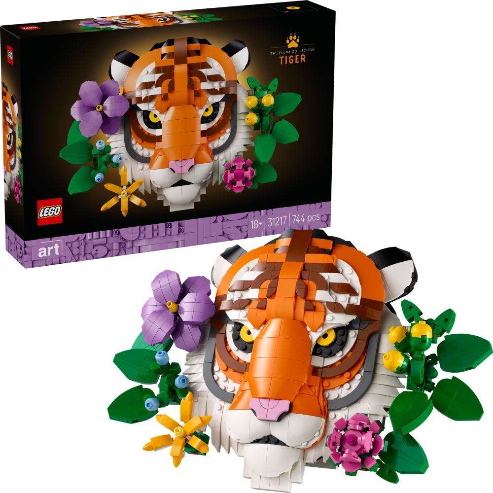 Конструктор LEGO Art Колекція фауни - Тигр (31217) - Фото 1