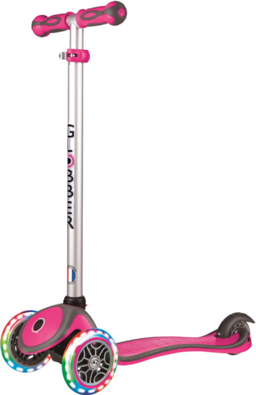 Трёхколёсный самокат Globber EVO COMFORT LIGHTS 5 в 1 Pink (459-110) - Фото 1