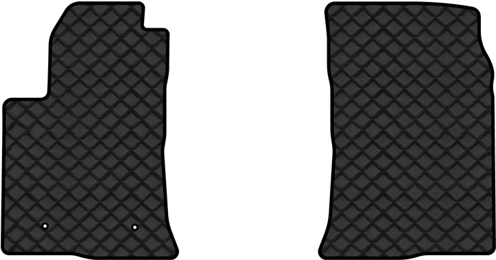 Коврики из экокожи в салон авто передние EVAtech для Avensis Toyota 2003-2008 2 поколение Combi EU TY3236AB2LA2BBB - Фото 1