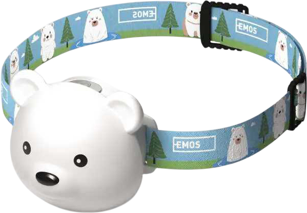 Фонарь аккумуляторный EMOS налобный LED EMOS P3543 80Lm, Li-Pol 500 mAh, пластик - Фото 1