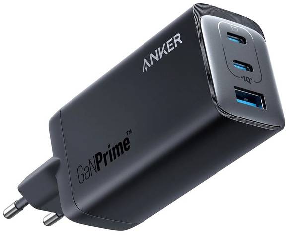 Мережевий зарядний пристрій Anker PowerPort 737 GaNPrime 120W (A2148311) - Фото 1