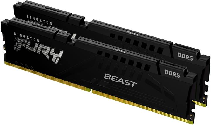 Память DDR Kingston Fury Beast DDR5-5200 64GB (2x32) CL36-40-40  1.25V EXPO (KF552C36BBEK2-64) - Фото 1