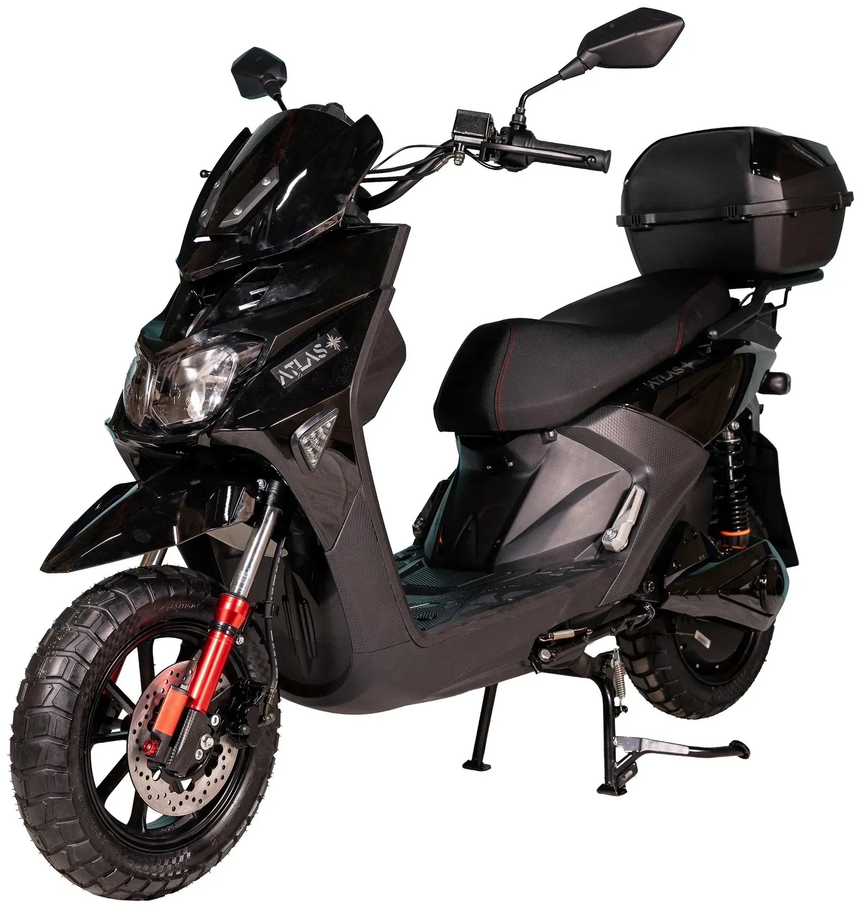 Электроскутер Atlas Fox Box 2000W Black (3140_atlas) - Фото 1