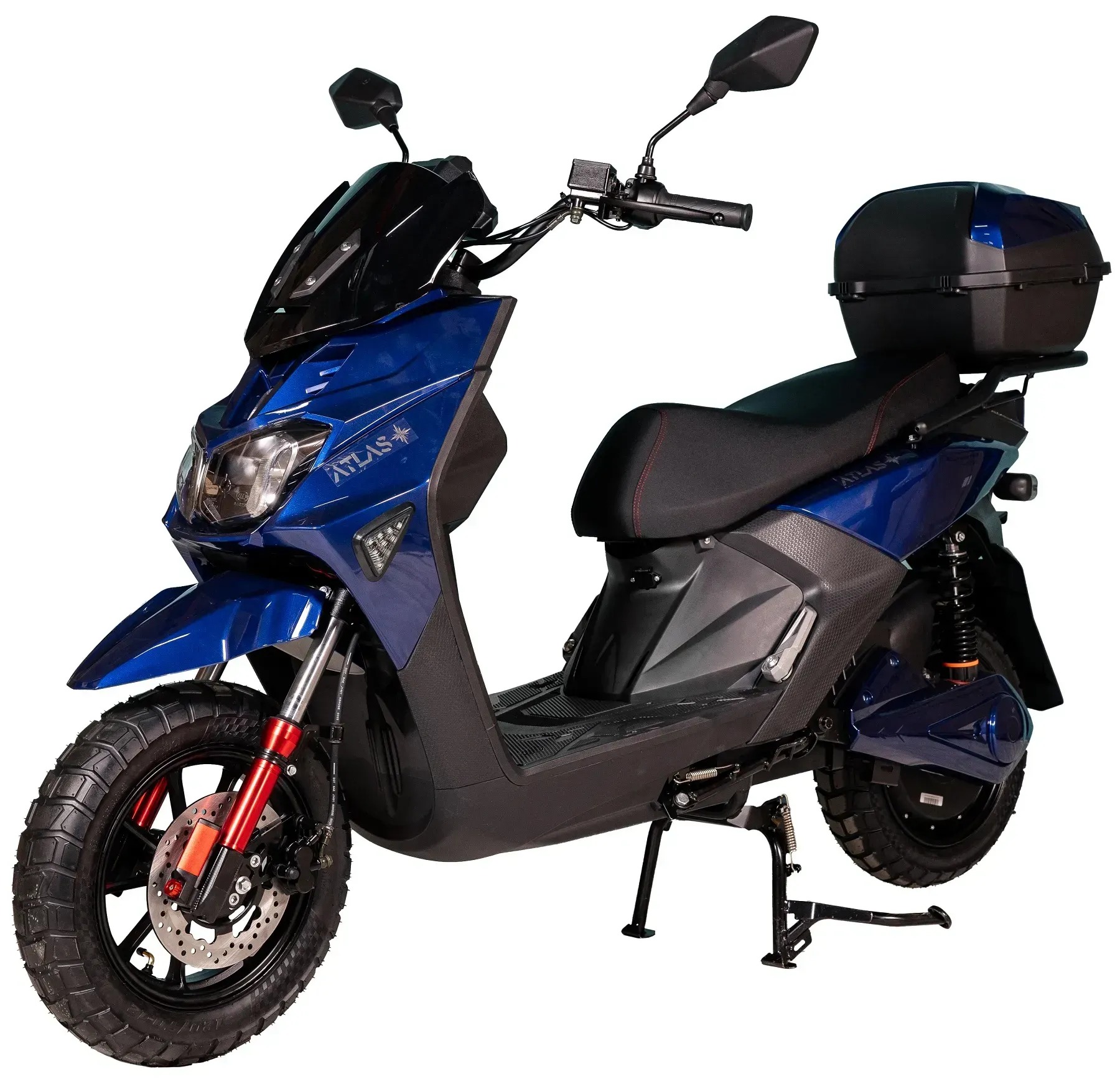 Электроскутер Atlas Fox Box 2000W Cyan Blue (3142_atlas) - Фото 1