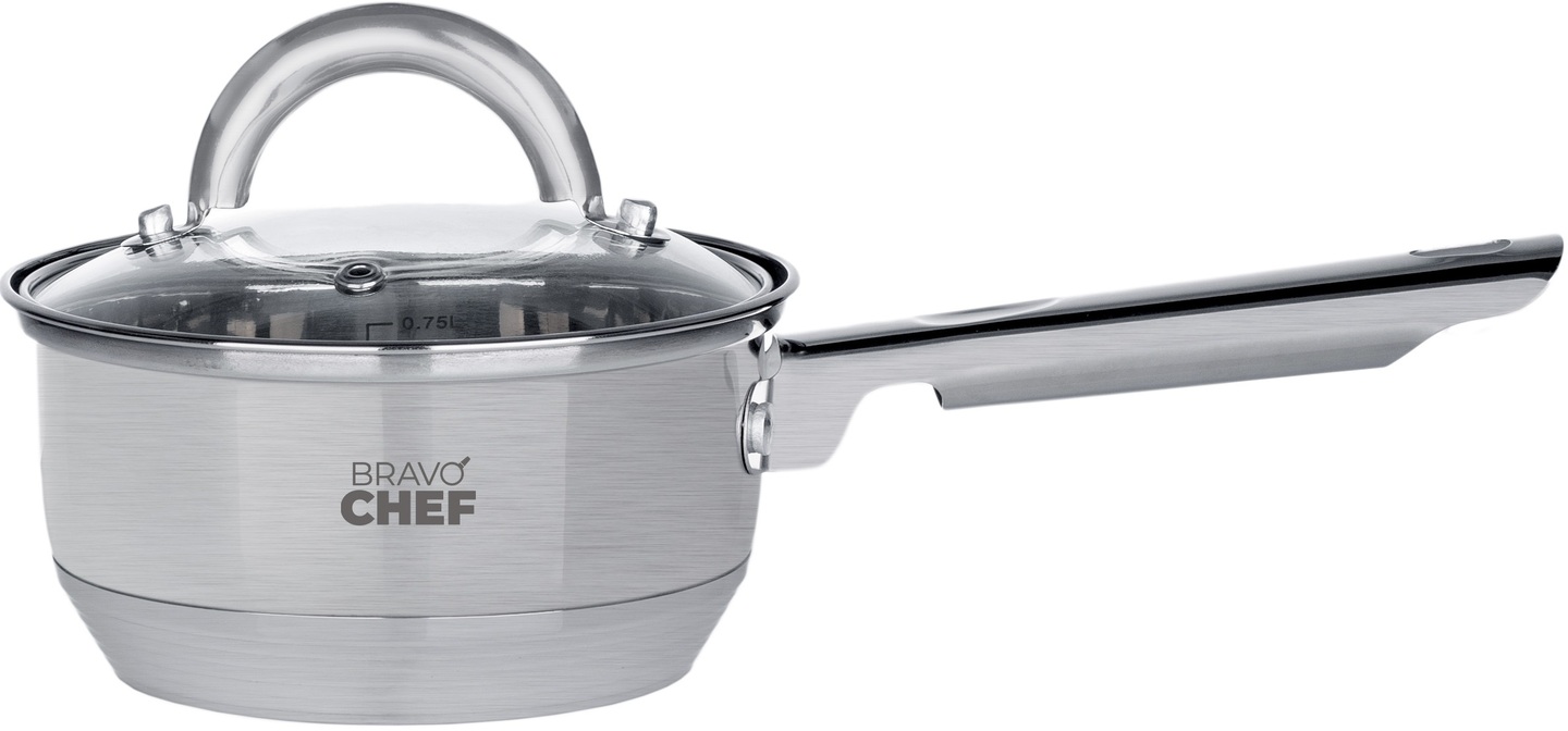 Ковш BRAVO CHEF 14 см 1.15 л с крышкой (BC-4001-14) - Фото 1