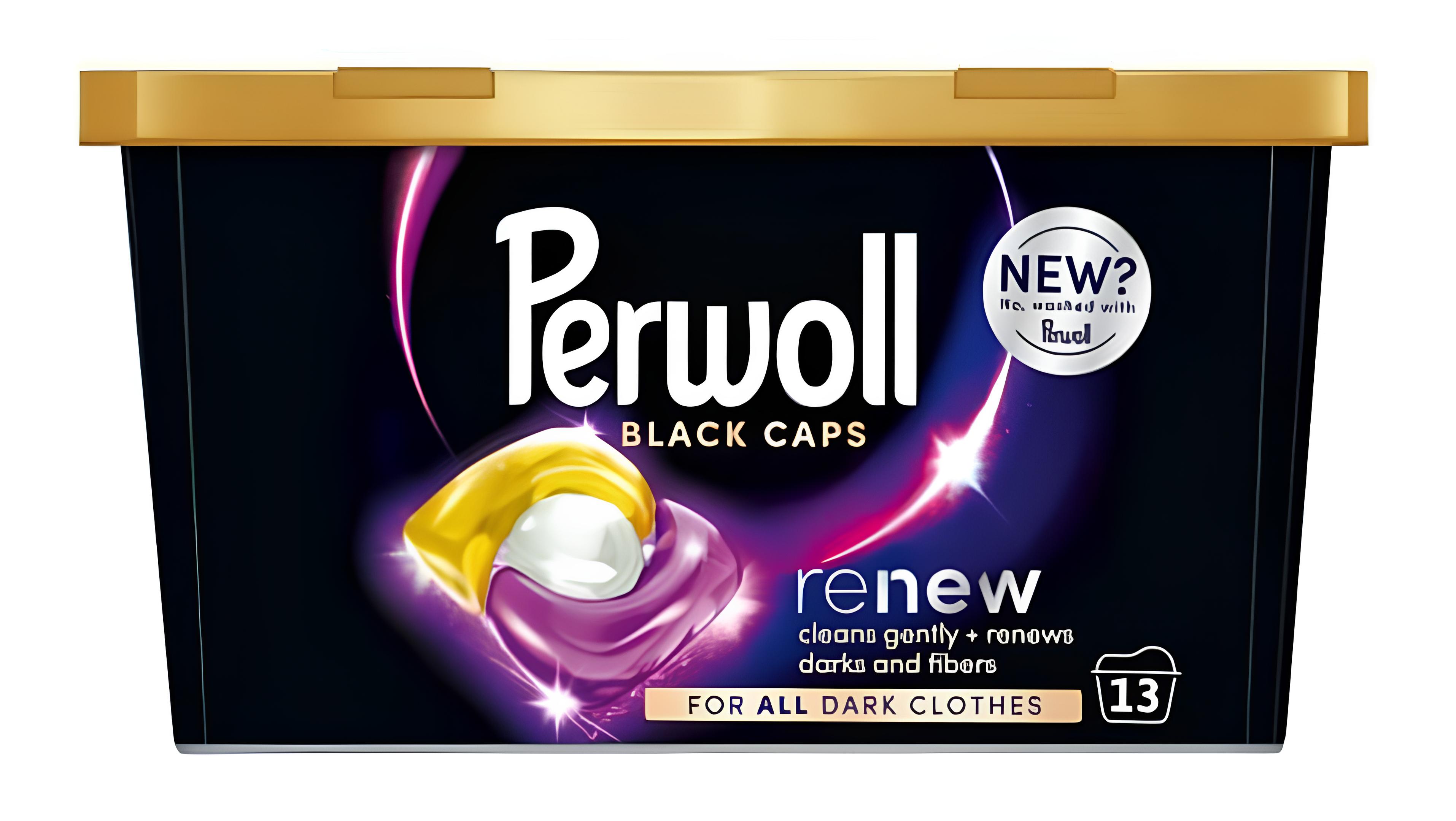 Капсулы для стирки Perwoll д/темных и черных вещей 13 шт - Фото 1