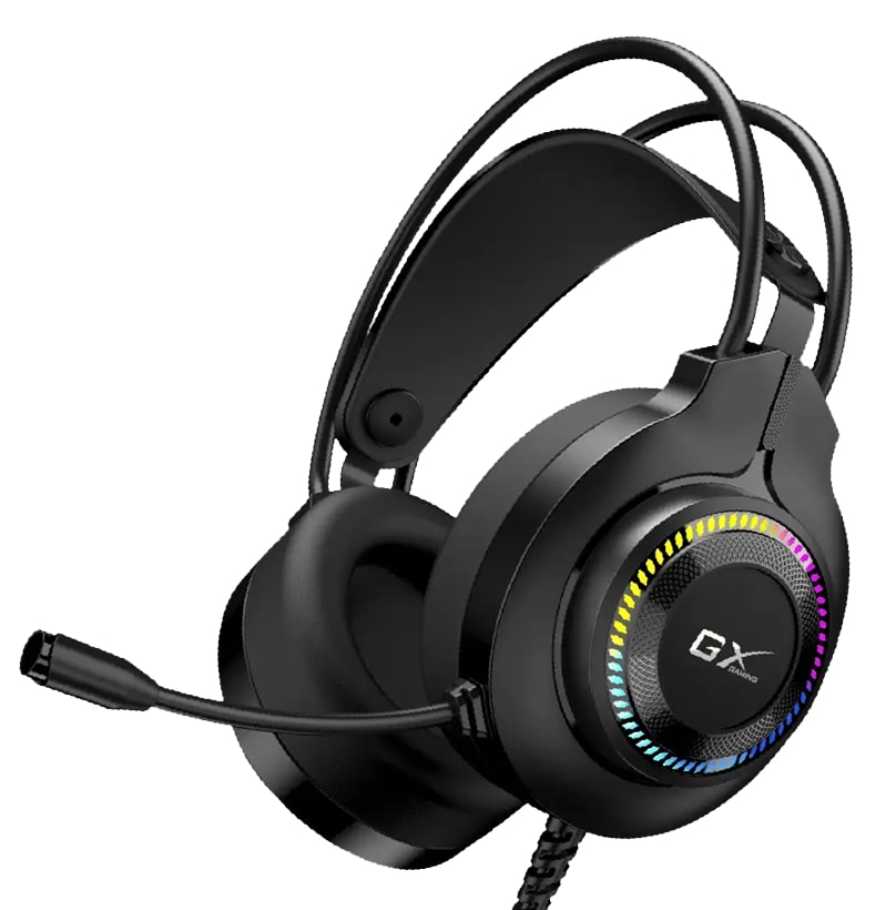 Гарнитура проводная игровая Genius HS-GX580U Black (31710028400) - Фото 1