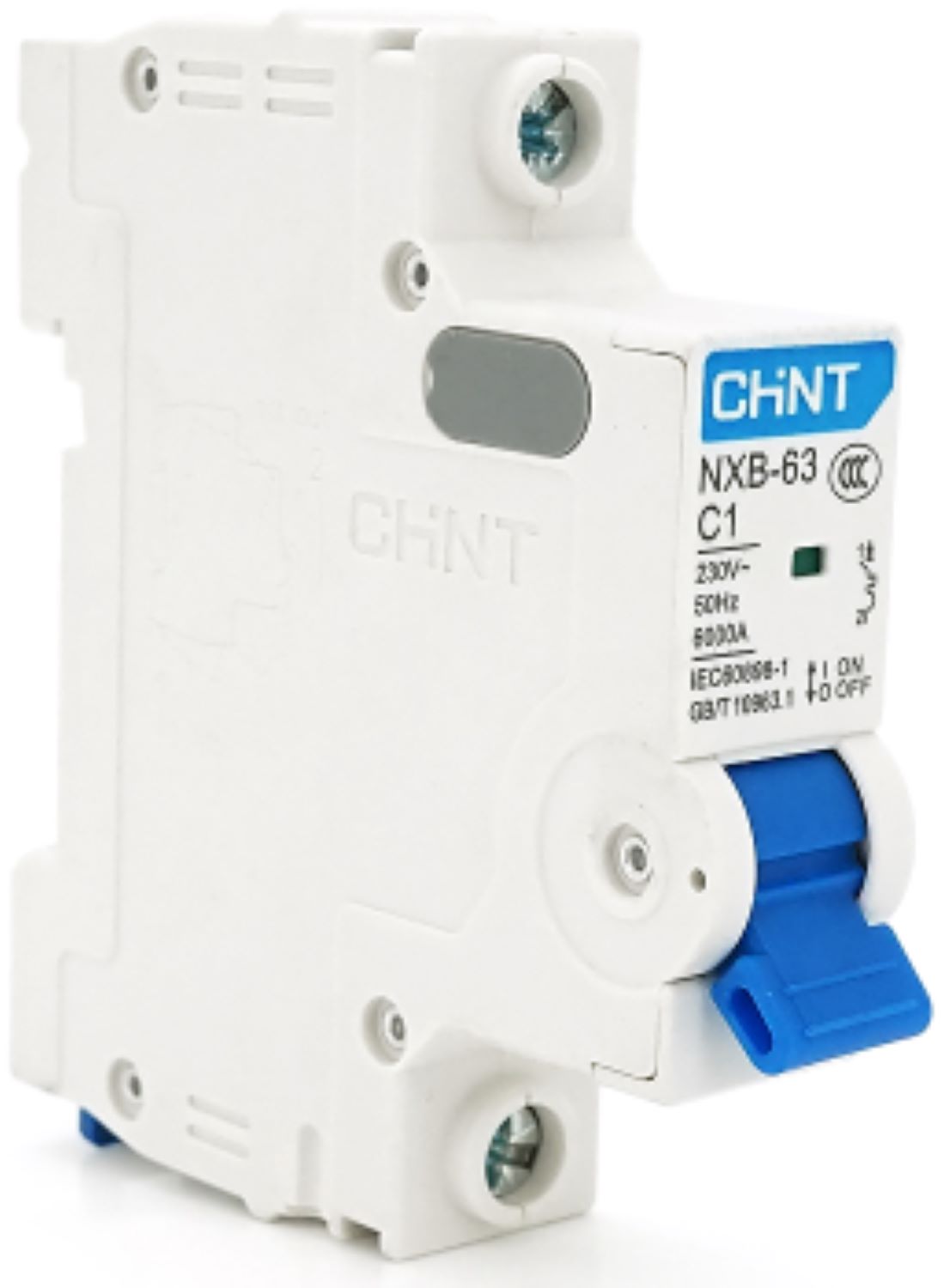Релейный выключатель CHINT NXB-63 1P C1, 1A - Фото 1