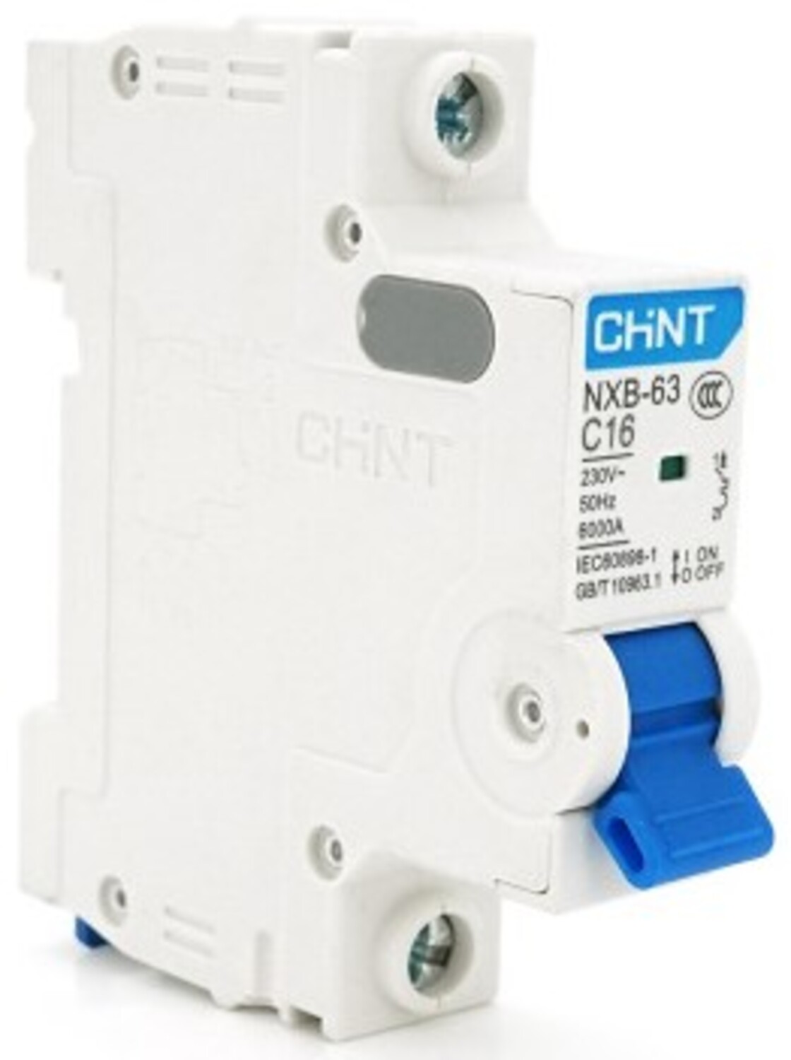Релейный выключатель CHINT NXB-63 1P C16, 16A - Фото 1