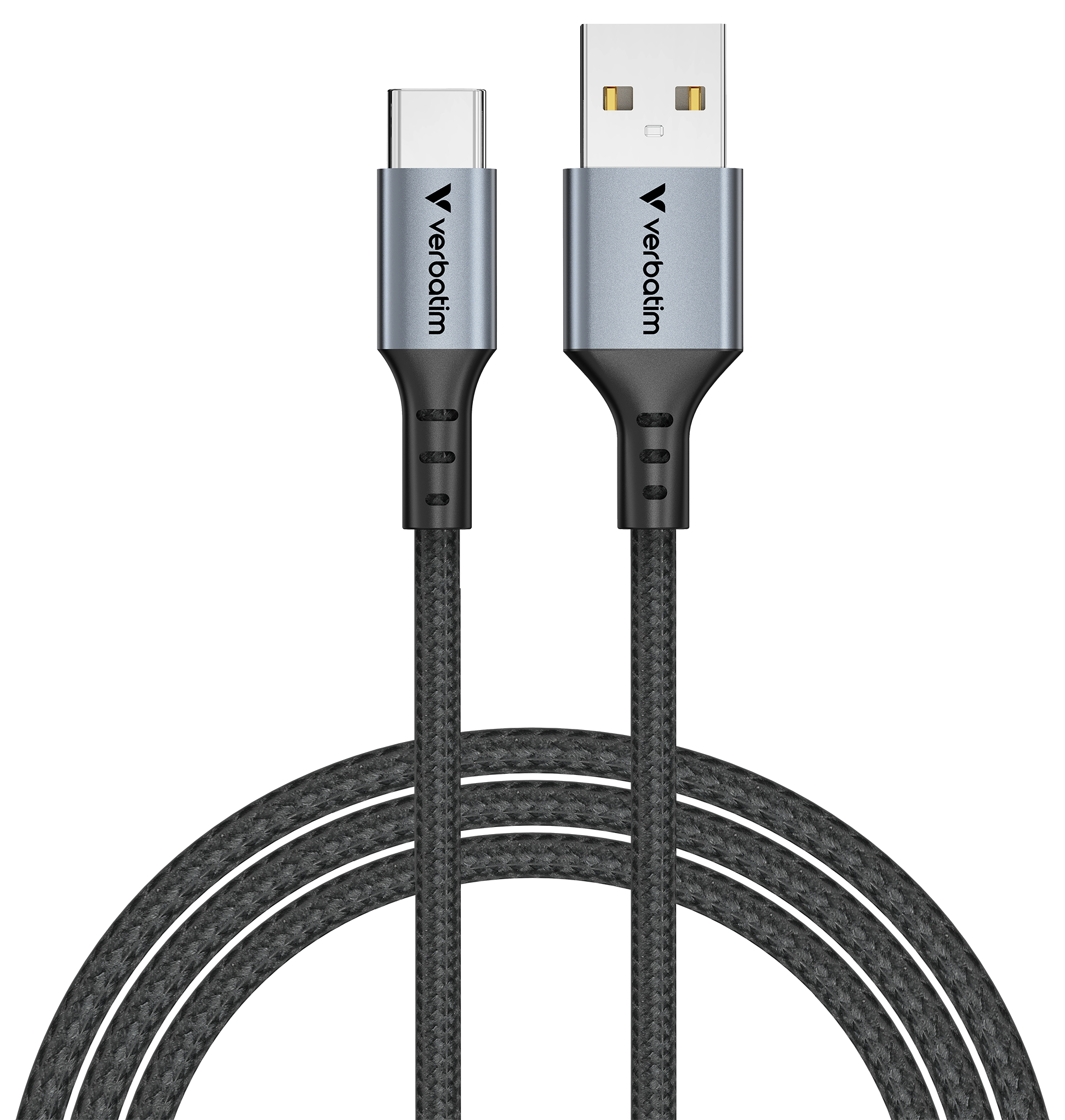 Кабель синхронизации данных Verbatim USB-А–USB-C 120 см Black (31843) - Фото 1