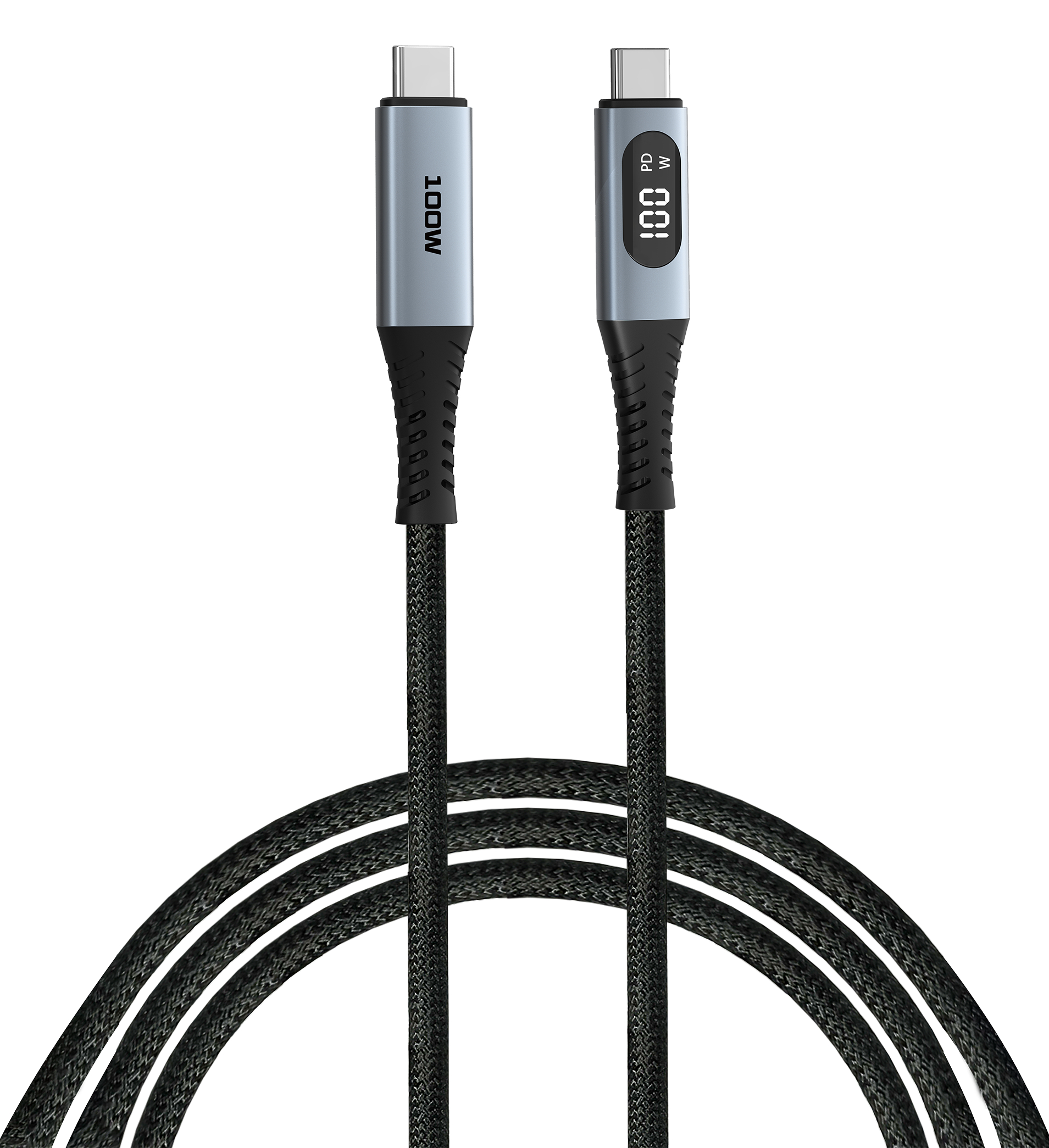 Кабель синхронизации данных Verbatim 100 Вт USB-C–USB-C 120 см Black (31848) - Фото 1